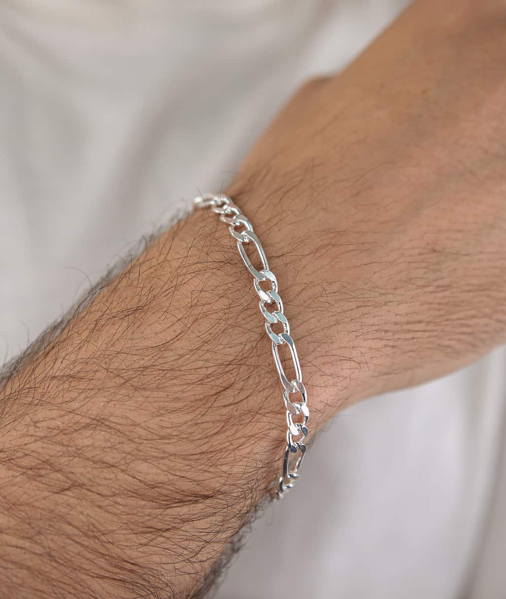 Pulsera cartier para hombre en plata 950
